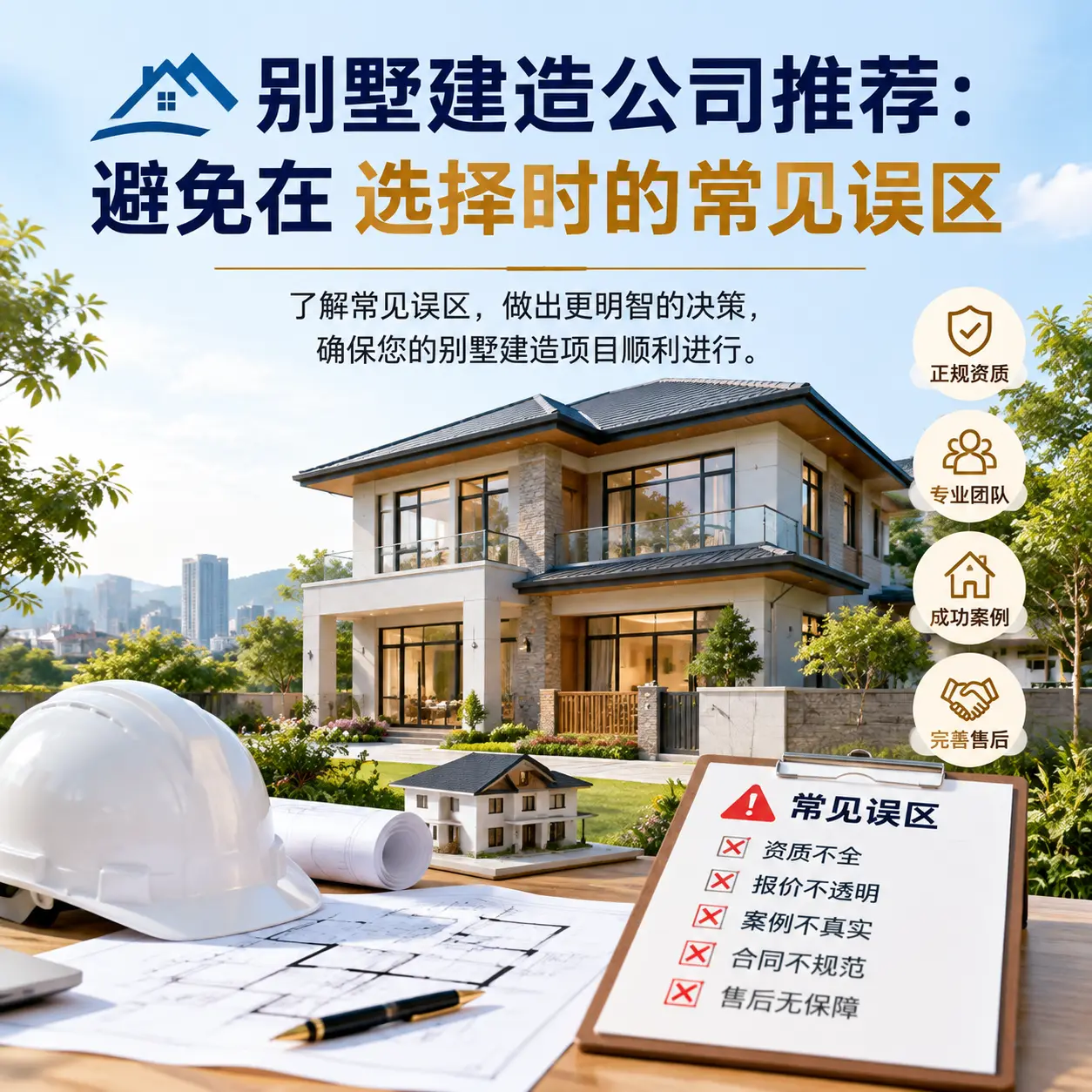 别墅建造公司推荐：避免在 普定 选择时的常见误区