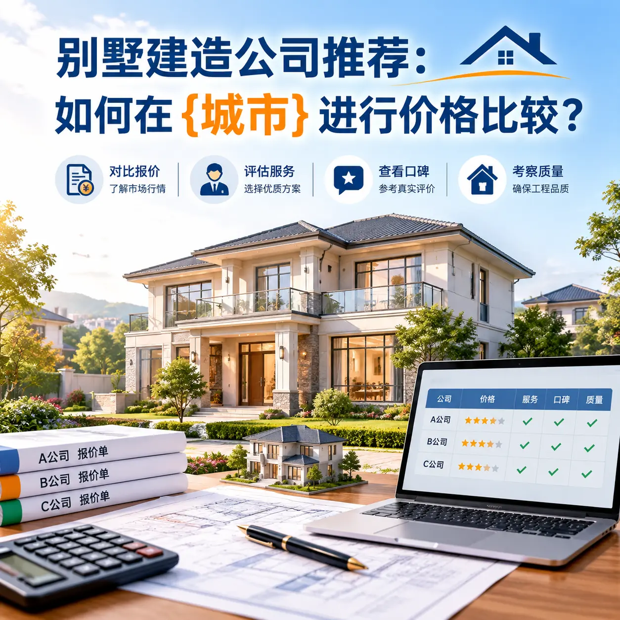别墅建造公司推荐:如何在 普定 进行价格比较?