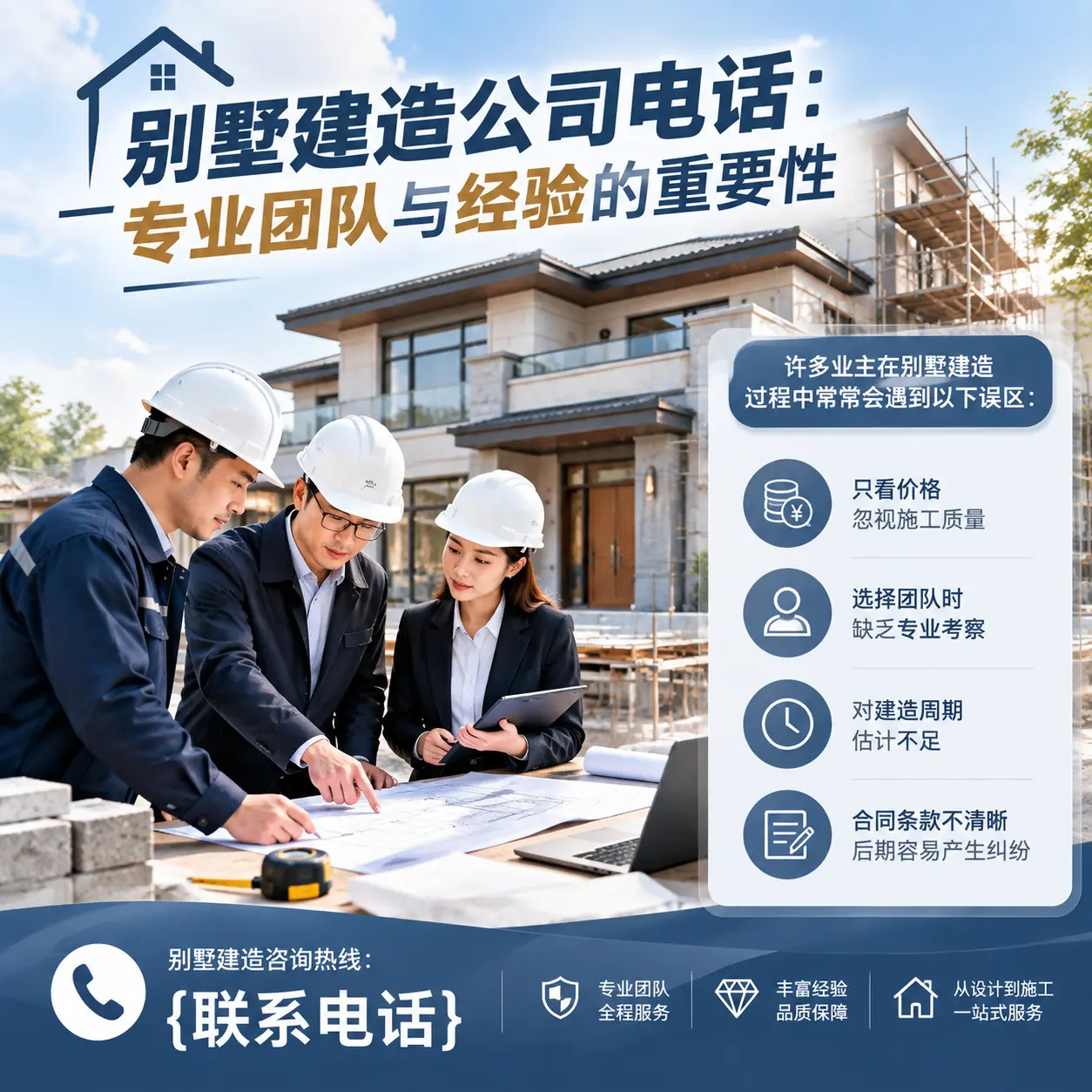 普定别墅建造公司电话：专业团队与经验的重要性