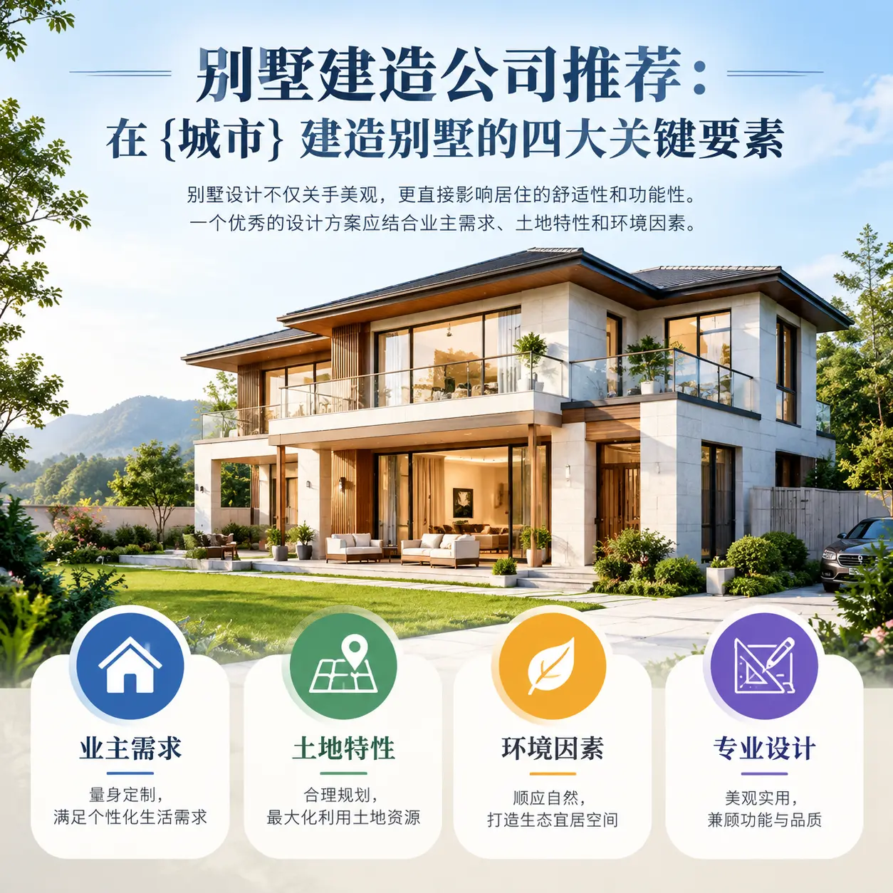 别墅建造公司推荐：在 普定 建造别墅的四大关键要素