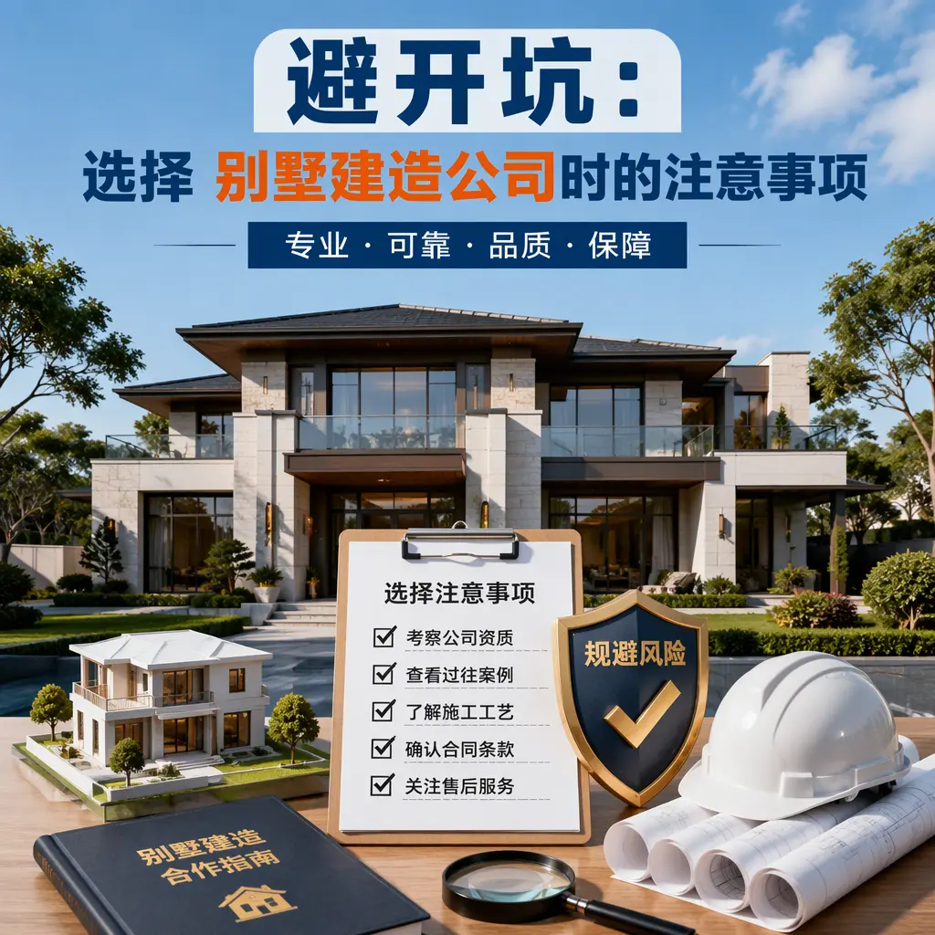 避开坑：选择 普定 别墅建造公司时的注意事项