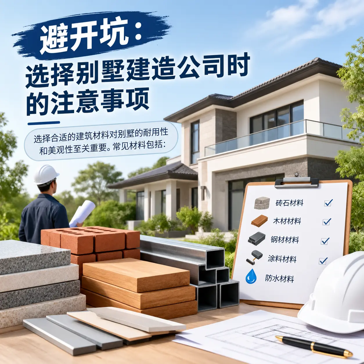 避开坑：选择 普定 别墅建造公司时的注意事项