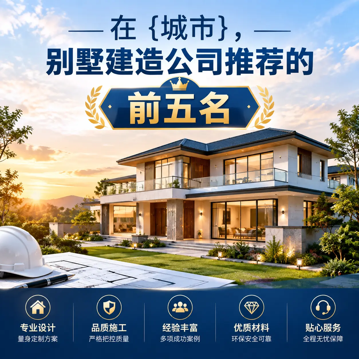 在 普定，别墅建造公司推荐的前五名