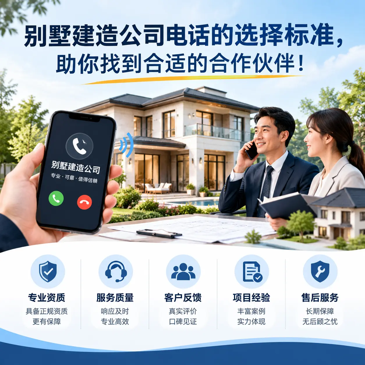 别墅建造公司电话的选择标准,助你找到合适的合作伙伴!