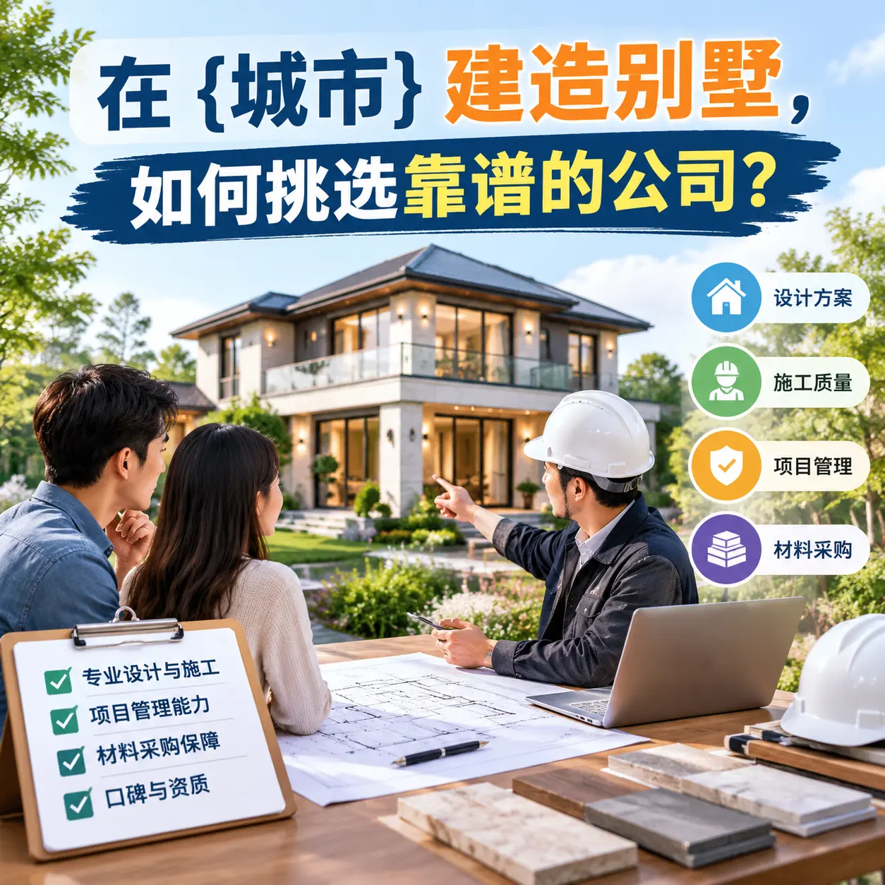 在 普定 建造别墅,如何挑选靠谱的公司?