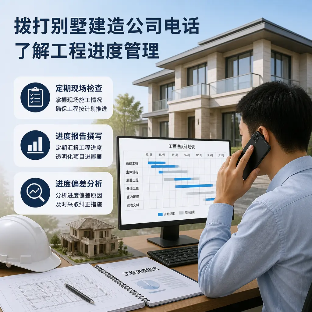 拨打普定别墅建造公司电话，了解工程进度管理