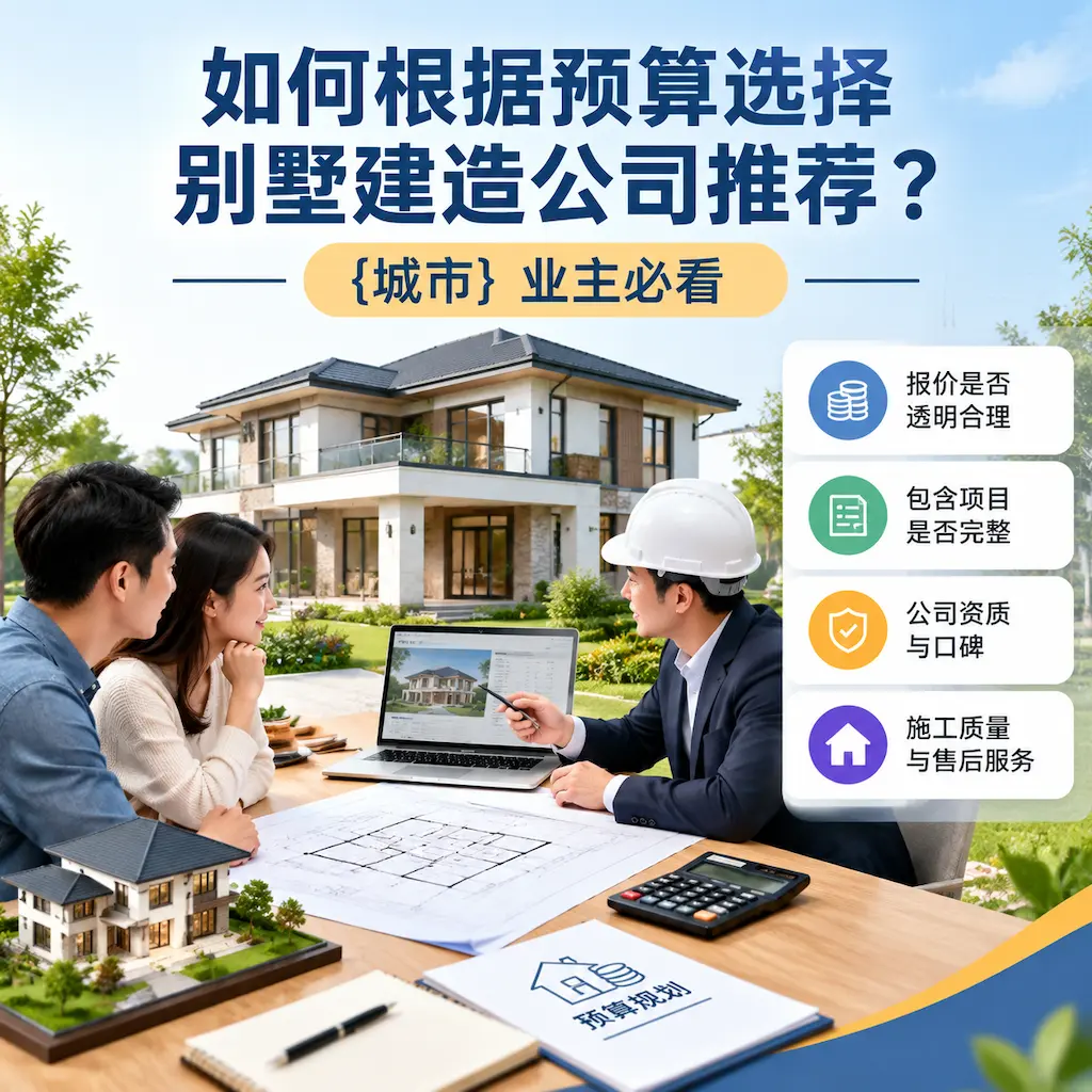 如何根据预算选择别墅建造公司推荐? 普定 业主必看