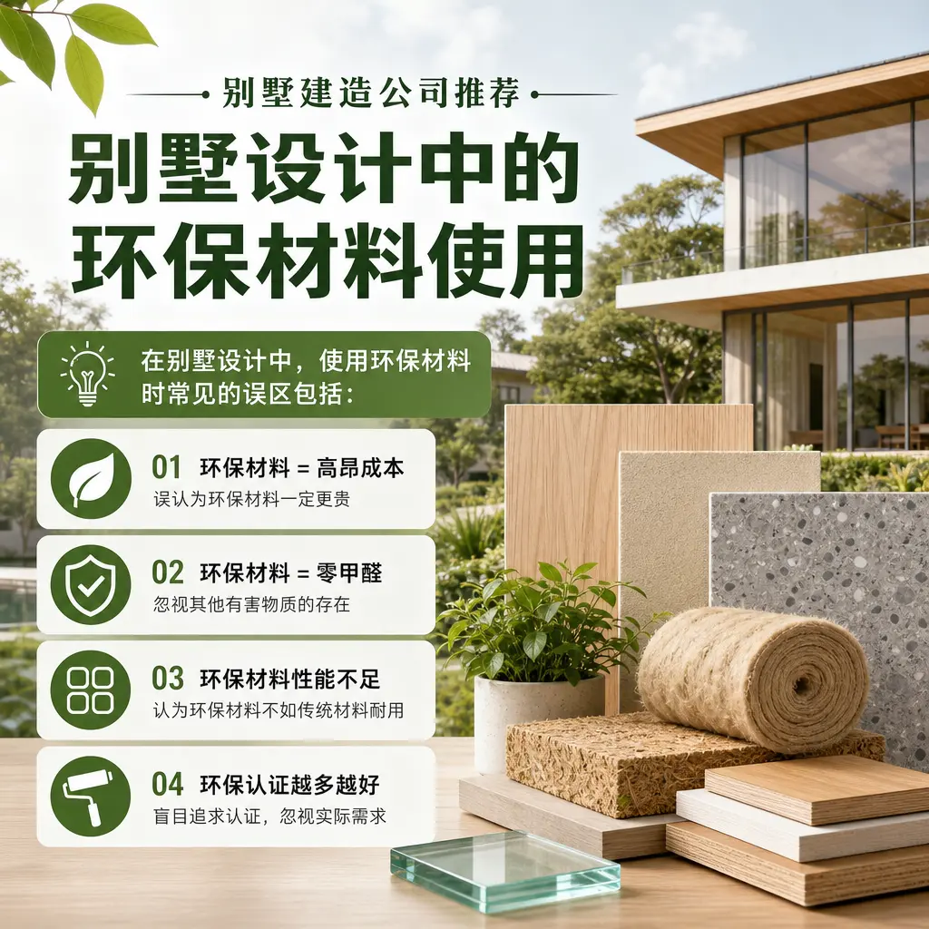 别墅建造公司推荐: 普定 别墅设计中的环保材料使用