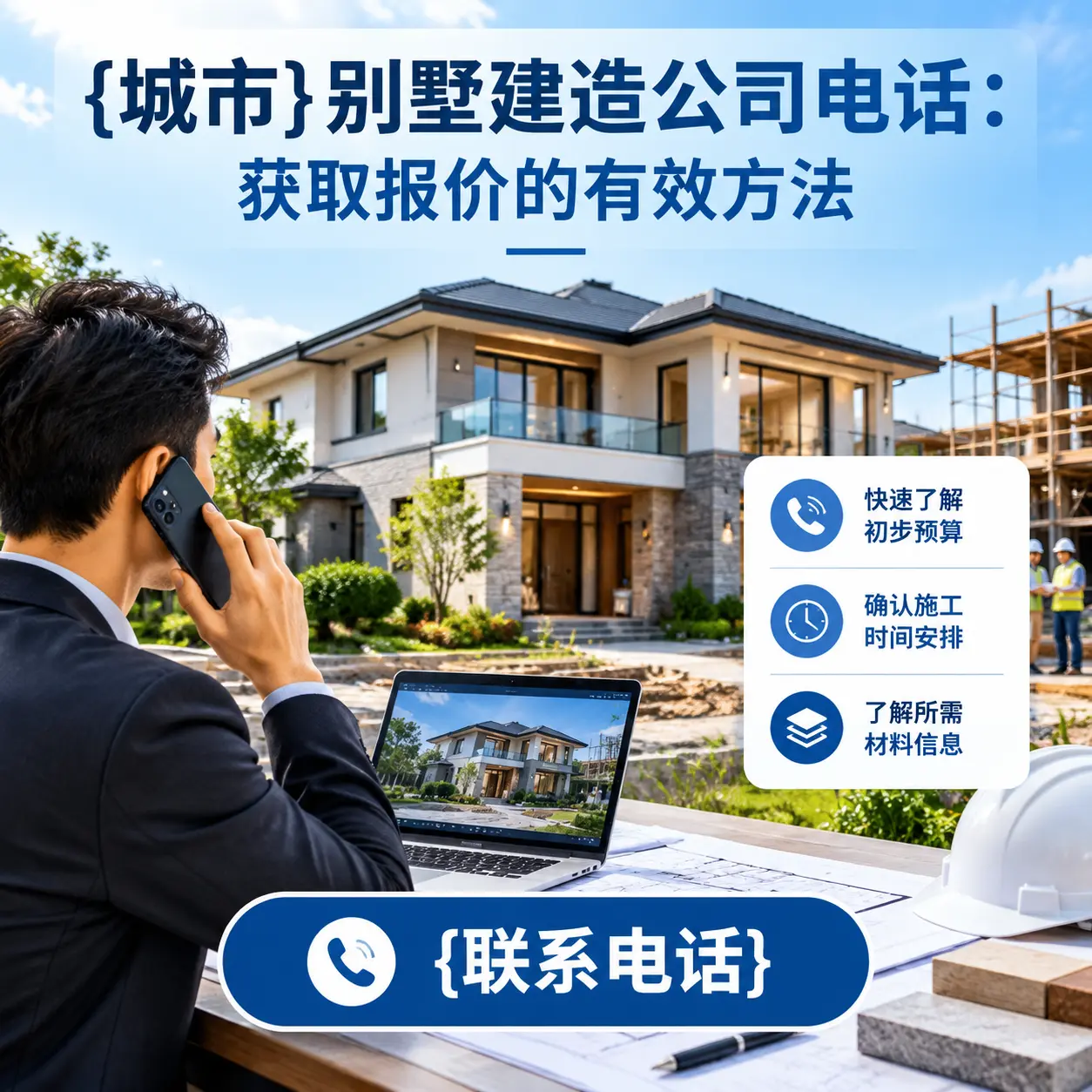 普定别墅建造公司电话：获取报价的有效方法