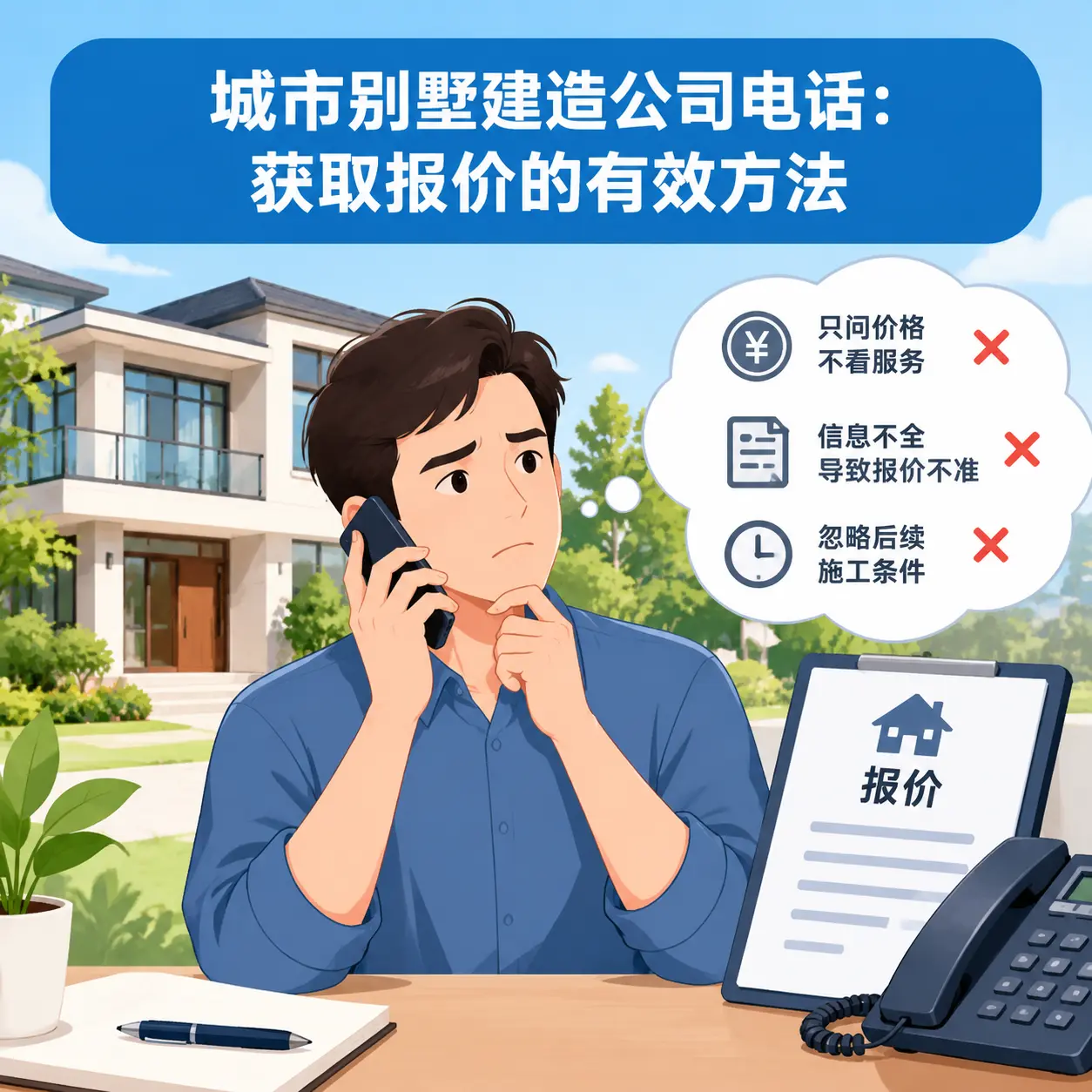 普定别墅建造公司电话：获取报价的有效方法