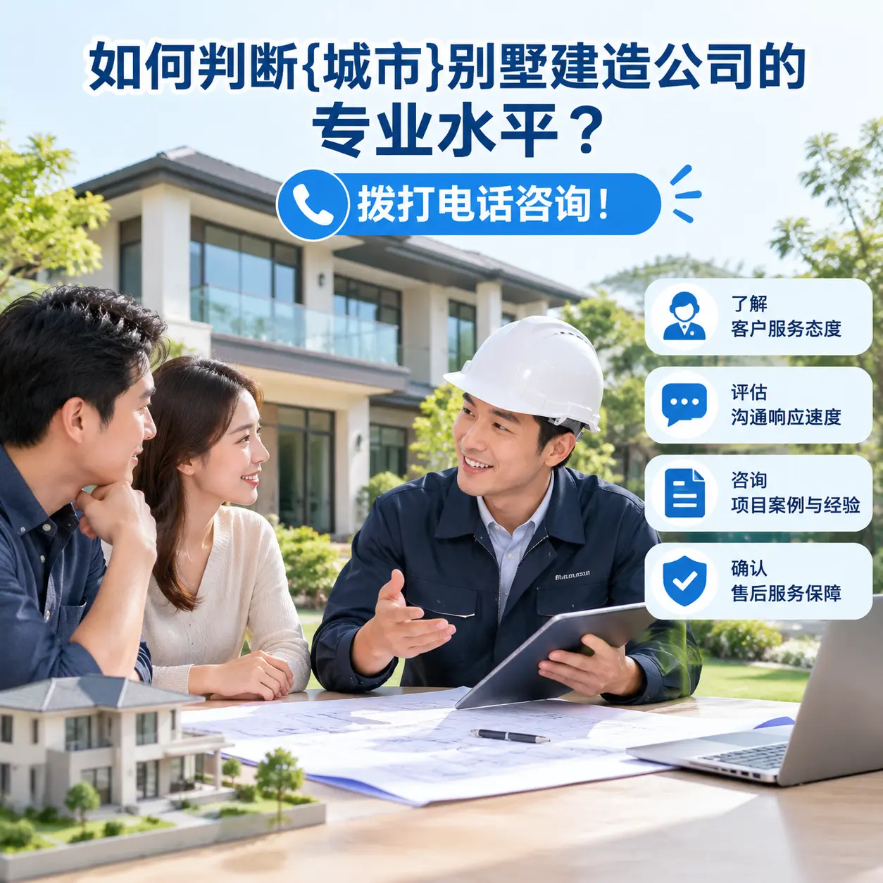 如何判断普定别墅建造公司的专业水平?拨打电话咨询!